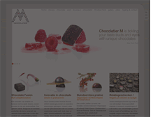 Tablet Screenshot of chocolatier-m.be